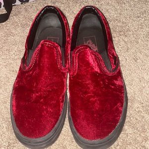 Red velvet vans
